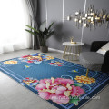 Sala de estar de alfombra simple china de terciopelo de cristal